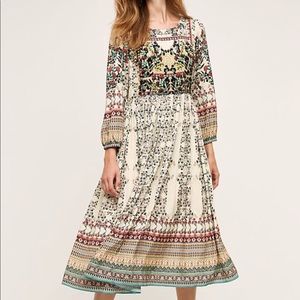 Bhanuni Anthropologie midi dress